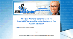 Desktop Screenshot of mlmleadcontrol.com